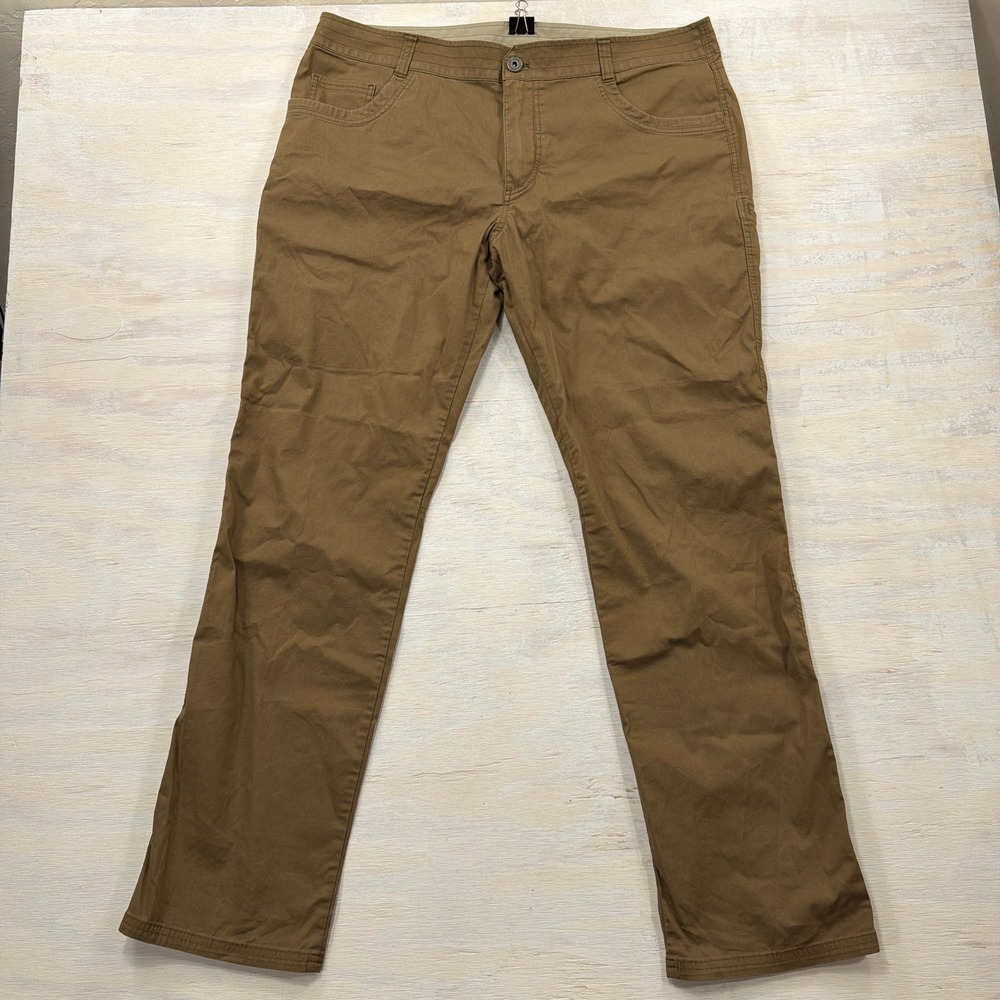 Kuhl Pants Resistor Lite Jean Klassik 40x34 Super Stretch Hiking Brown Mens